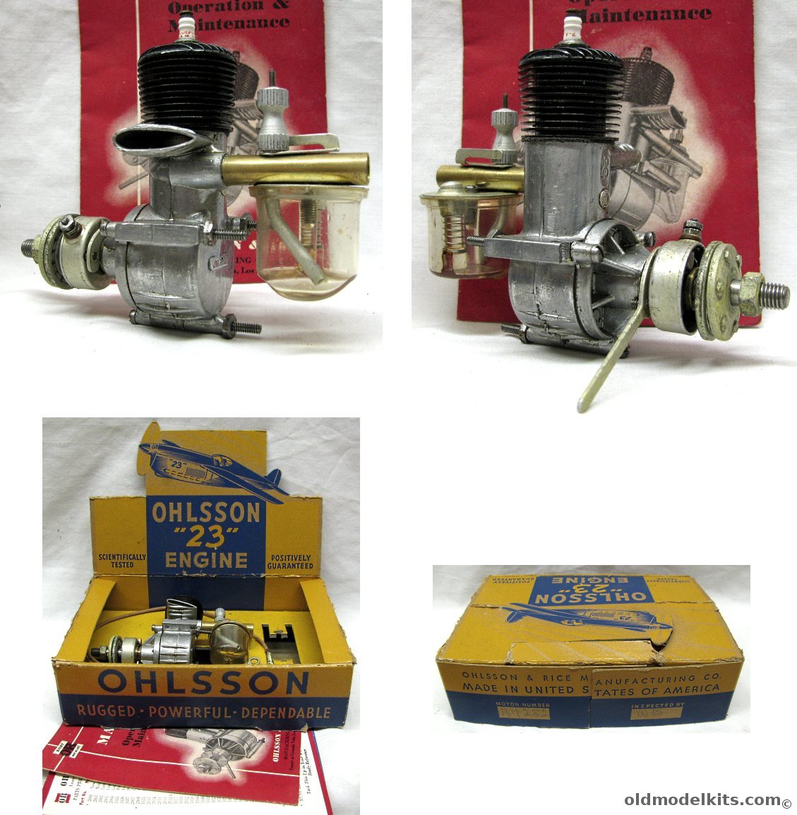 Ohlsson & Rice Ohlsson 23 Gas Ignition Engine, 441 plastic model kit